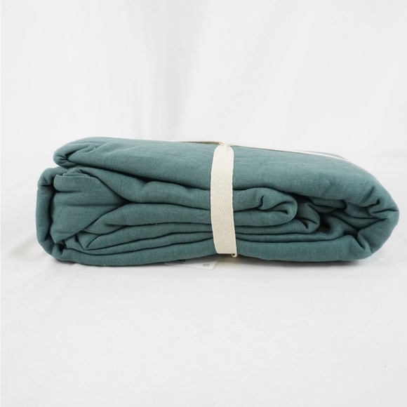 NWT Quince European Linen Duvet Cover Full/Queen - Ocean - Picture 8 of 9